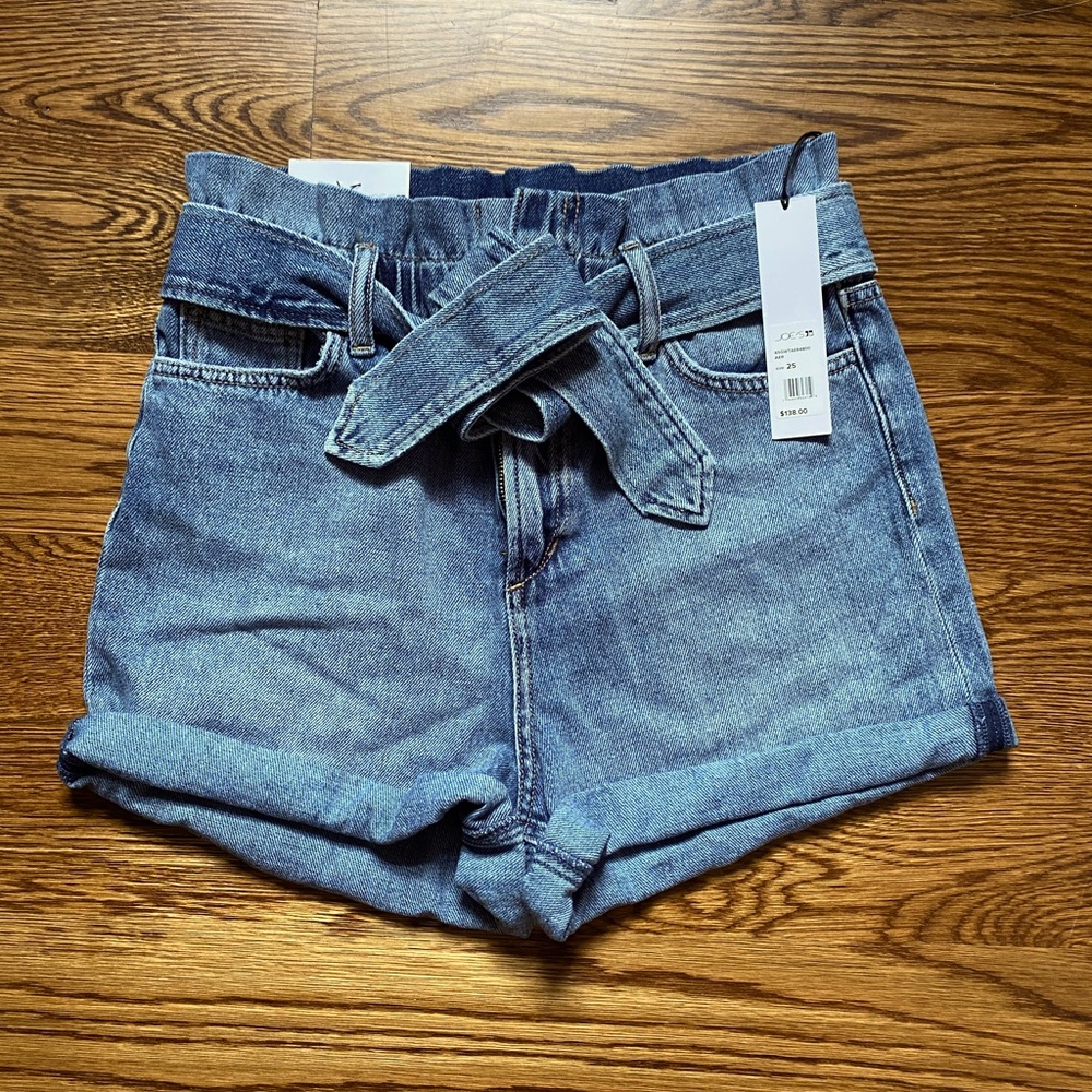 NWT Joe’s paper bag denim shorts